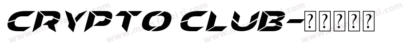 CRYPTO CLUB字体转换